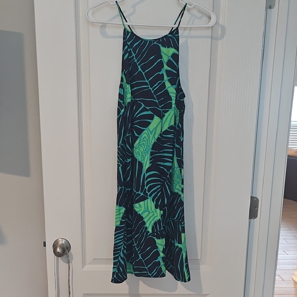 Lily Pulitzer Tropical Leaf Print Dress